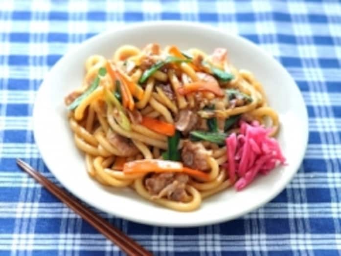 香辛野菜たっぷりの焼うどん