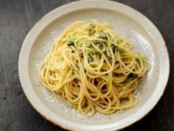 ふきのとうパスタのレシピ……和風のスパゲッティ