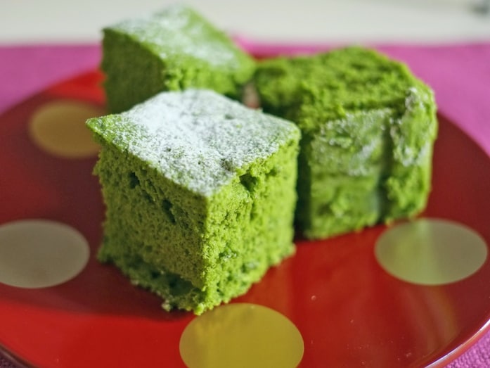 簡単抹茶蒸しパンレシピ……電子レンジで作る！