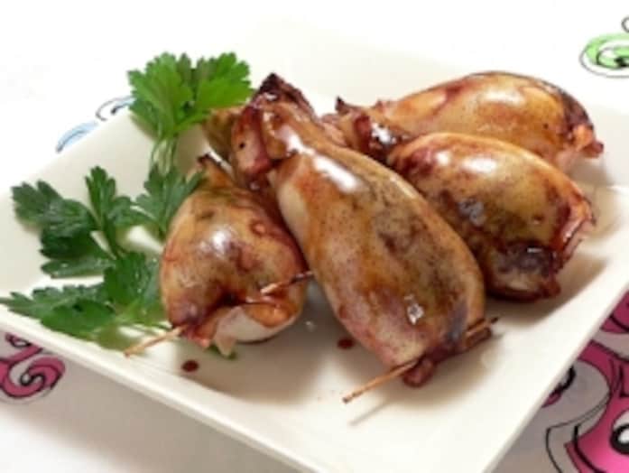 ノンフライヤーで作る、即席!! 焼きいかめし