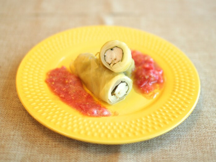 ささみと大葉の冷製ロールキャベツレシピ ……簡単爽やか！