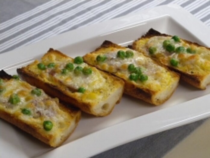 塩レモンバターを使ったブルスケッタ