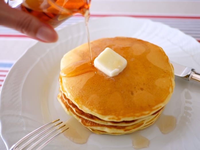 しっとりふんわりバターミルクパンケーキレシピ
