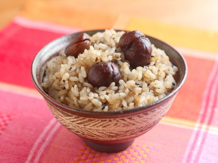 甘栗の炊き込みご飯レシピ！炊飯器で簡単炊くだけの栗ご飯
