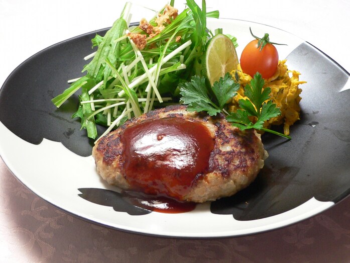 梨汁あふれるハンバーグレシピ……フルーティーな梨バーグ