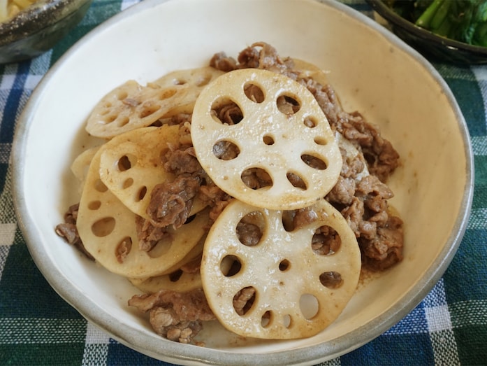 シャキシャキ旨！　牛肉とレンコンのきんぴら風