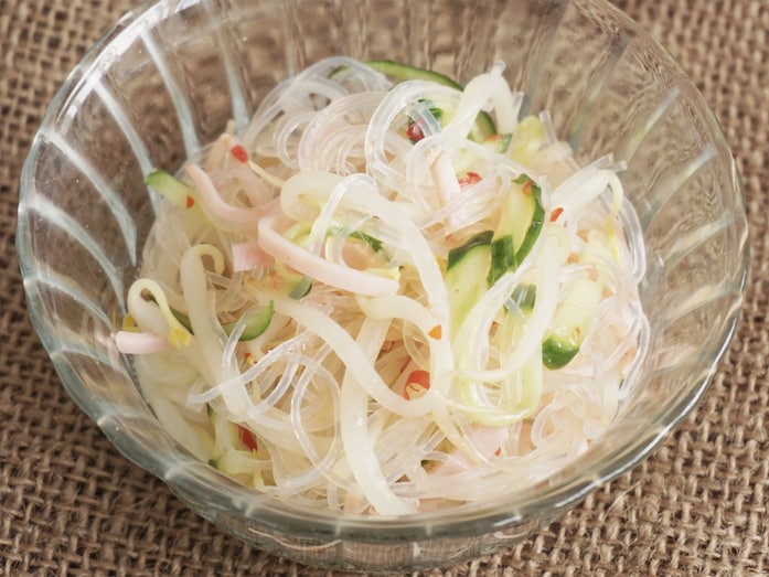 春雨ともやしのエスニック風サラダレシピ……甘辛美味！