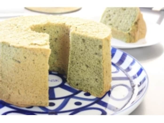 米粉の抹茶シフォンのレシピ！ふわふわしっとりなシフォンの作り方
