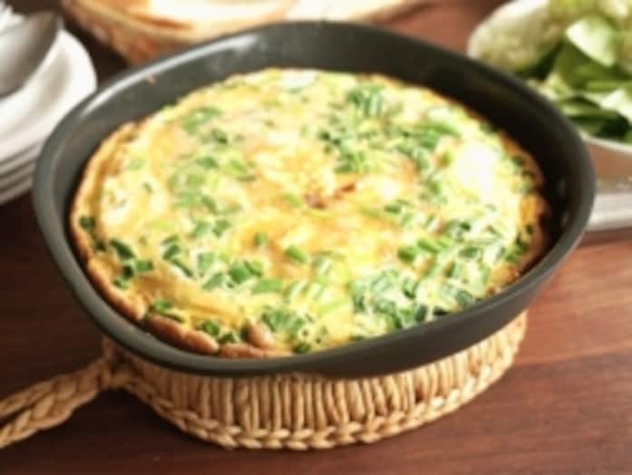 納豆オムレツのレシピ！ひっくり返さないスパニッシュオムレツ