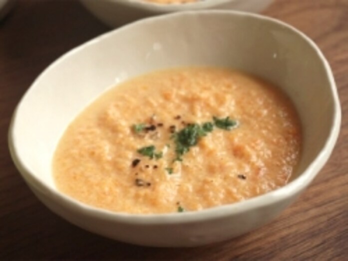 にんじんと豆腐の冷製ポタージュレシピ……冷凍保存OK！ 