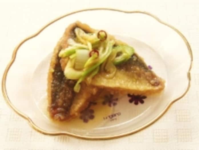アジのカレー風味南蛮漬け
