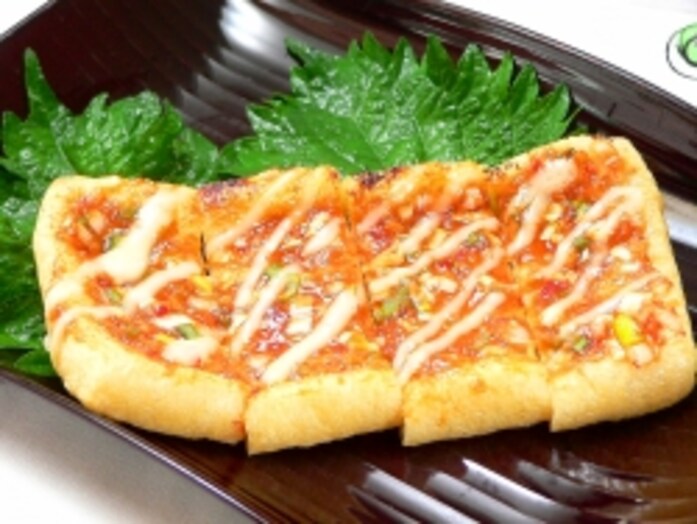 油揚げのピリ辛みそ焼きレシピ！グリルで簡単な作り方