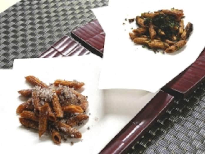 ショートパスタで手作りかりんとう