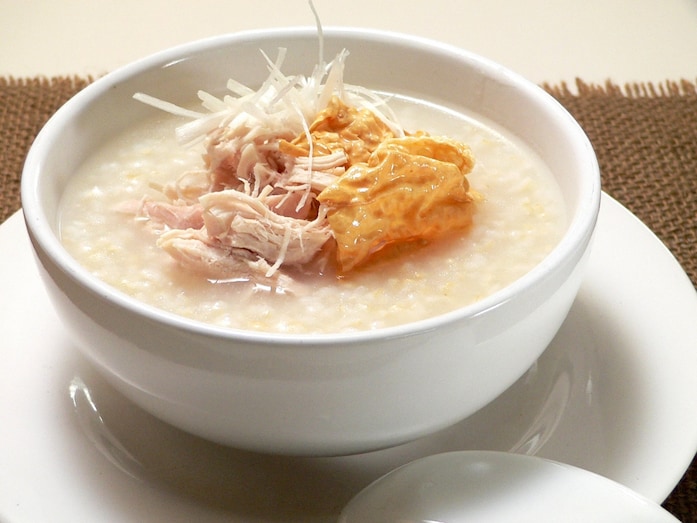 中華粥を炊飯器で作るレシピ！創味シャンタンを使った簡単な作り方
