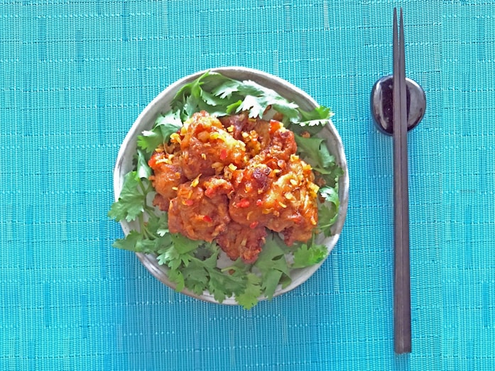 市販の唐揚げをアレンジ！ ピリ辛な麻辣唐揚げ