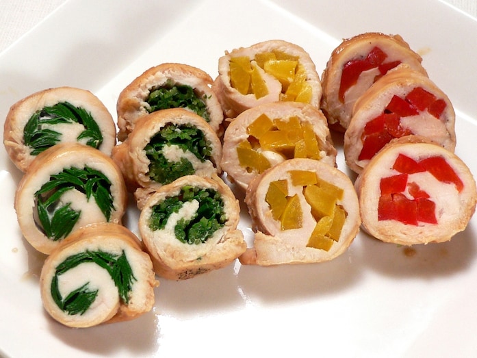 フライパンで簡単、彩り野菜のささみ巻きレシピ……お弁当にも◎！
