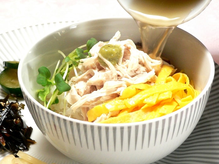 鶏飯のレシピ…鶏ガラスープで味つけ簡単！ 