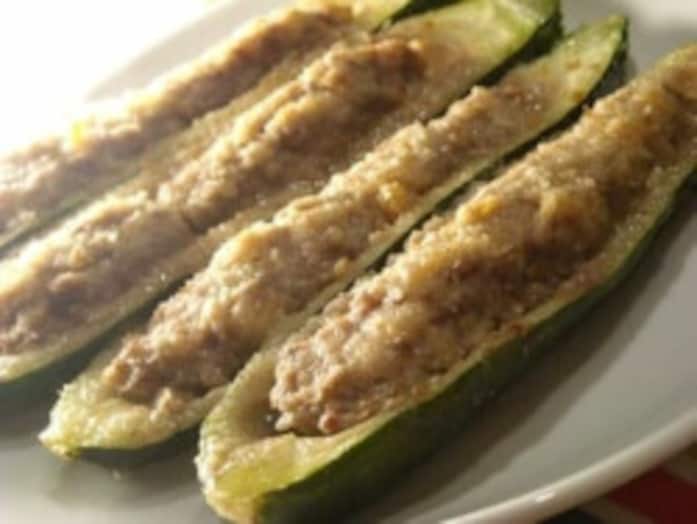 ズッキーニの肉詰めレシピ...Zucchini Ripieni 