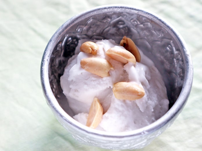 ココナッツアイスの簡単レシピ！タイの屋台の味を自宅で再現