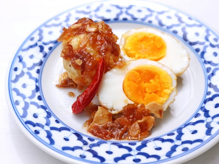 ご飯のお供に！タイ風即席煮卵の作り方