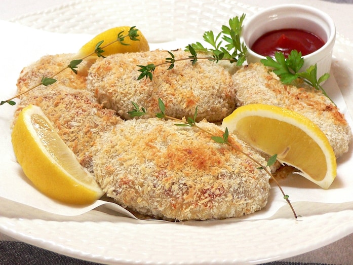 絶品カリフラワーの焼きコロッケレシピ……油を使わずヘルシー！