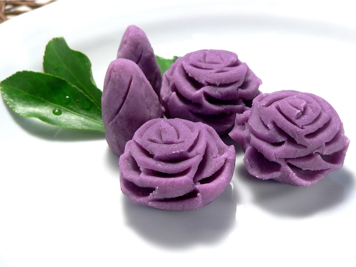 さつまいものきんとんの薔薇の花レシピ…おかずにもおせち料理にも！