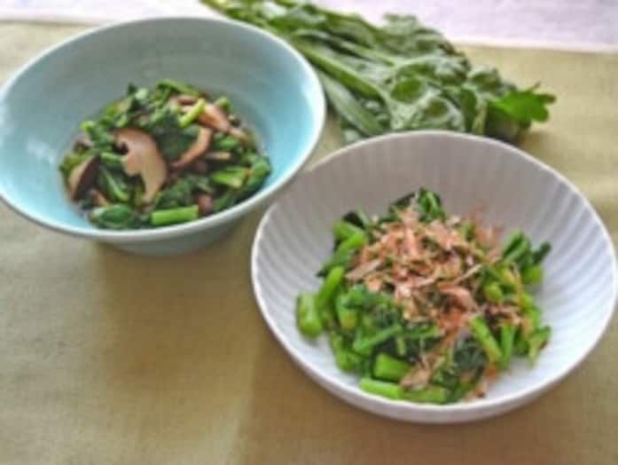 春菊のお浸しレシピ……シンプルを極める！