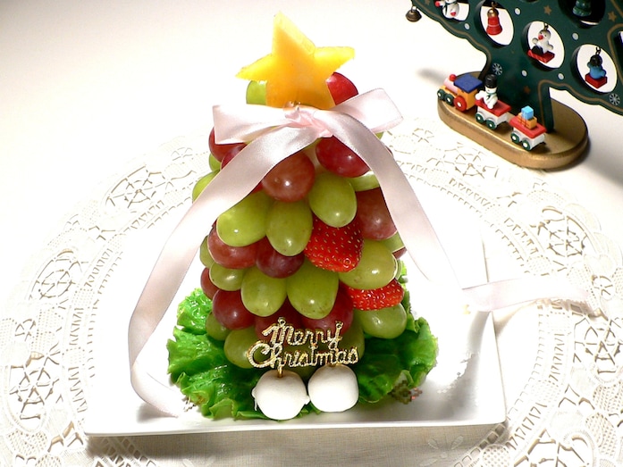 フルーツツリーケーキの作り方！インパクト絶大レシピ