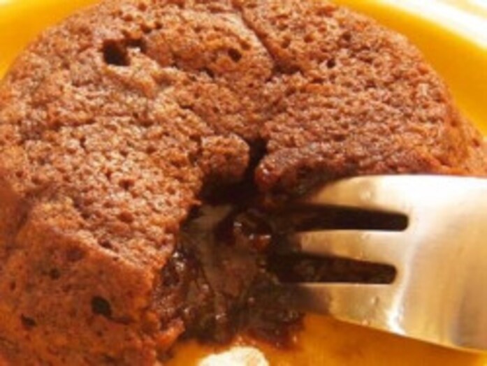 簡単とろけるチョコケーキレシピ……中とろとろ！ 