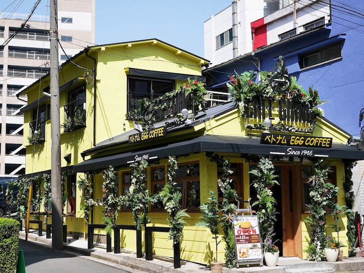 横浜中華街にオープンした「CAFE GIANG（カフェ ジャン）」外観（2018年4月20日撮影）