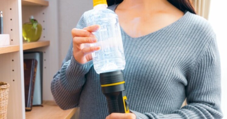 6. 洗濯物にスパイクをかける