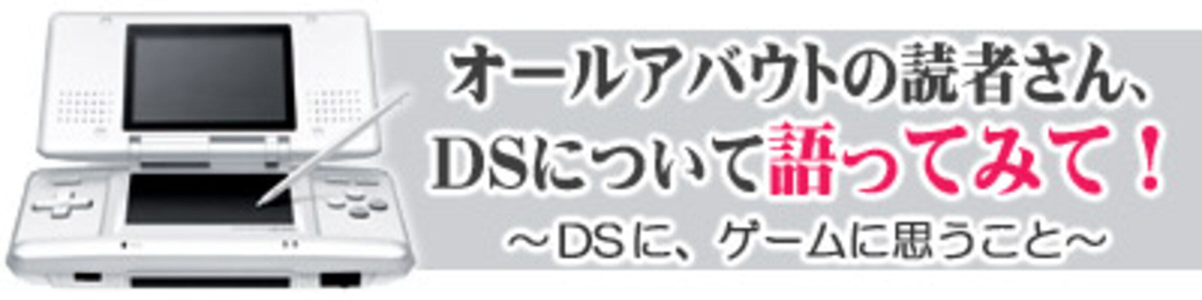 2/3 “遊び手”が語るニンテンドーDS [ニンテンドーDS・3DS] All About