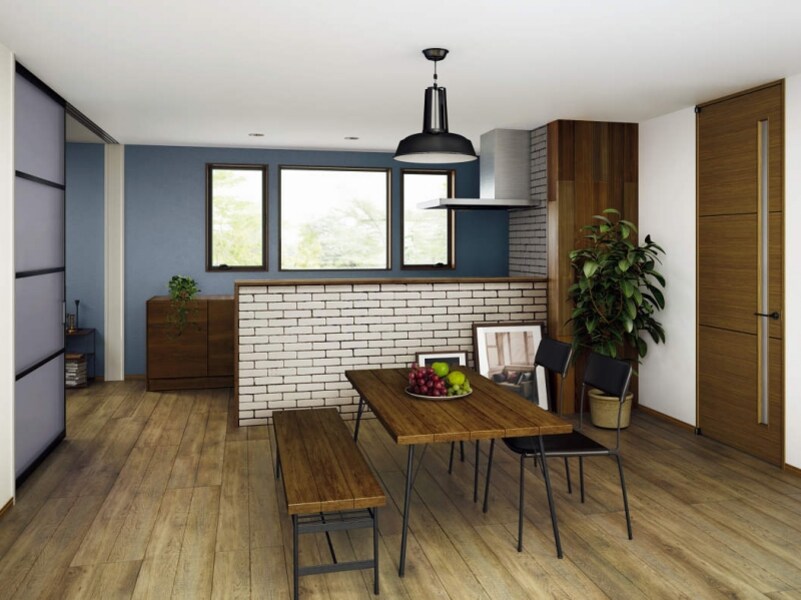 はめごろし窓 FIX・縦すべり出し窓の組み合わせ