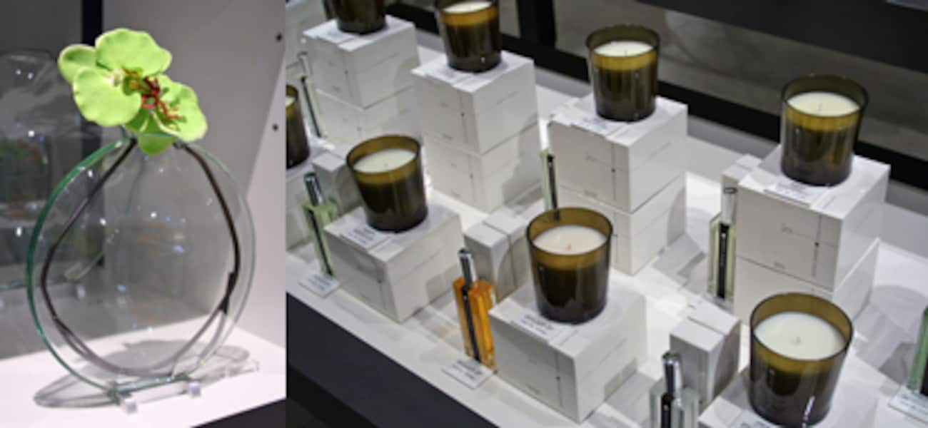 高級アートフラワー HERVE GAMBS エルベ・ガンブス ／PHILIPPI(フィリッピ）フラワーベース フラワーアレンジメント 造花 花器 花瓶 BALS HERVE GAMBS エルベガンブス☆約9万円相当☆高級アートフラワー☆