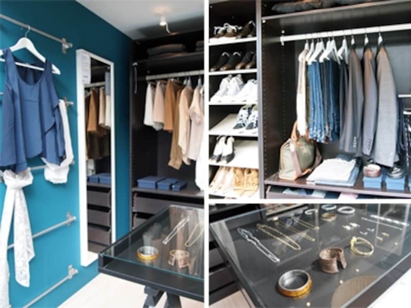 フルセット IKEA PAX ウォークインクローゼット 収納棚 ハンガーラック