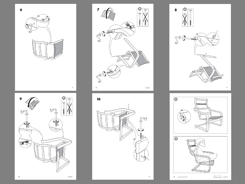 大特価 椅子 送料無料】【IKEA】ポエング 白 椅子 - 取説付き 椅子