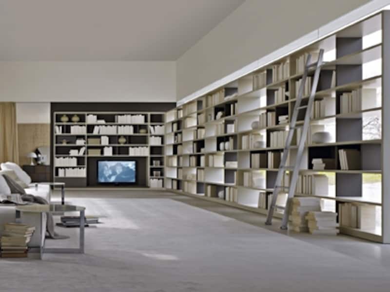 イタリア生まれの美しいシステム収納家具 [収納家具・棚・タンス