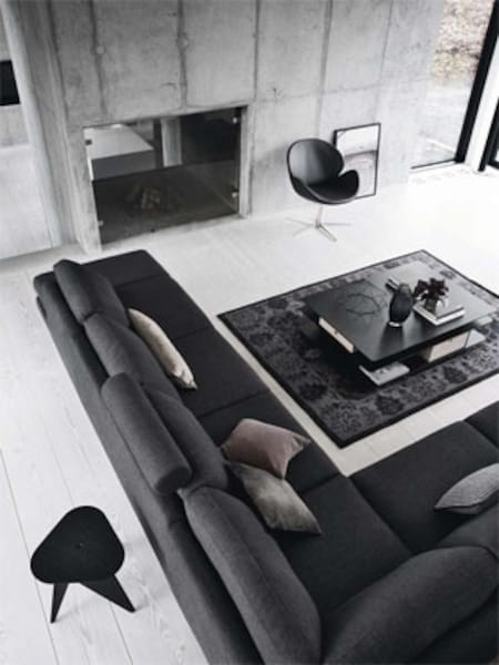 BoConcept オブジェ ブラック モダンインテリア 大型 北欧インテリア