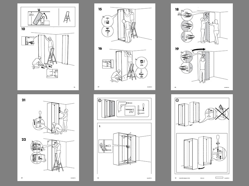 2/2 【IKEA/ワードローブ】自分流にデザインする収納家具 [収納家具