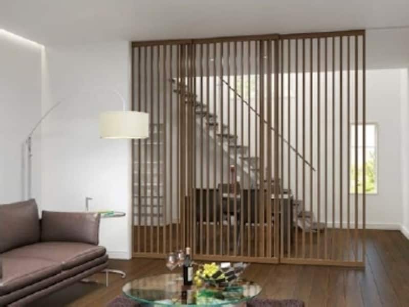 木製建具 透明ペアガラス 格子付引違い框戸 網戸付