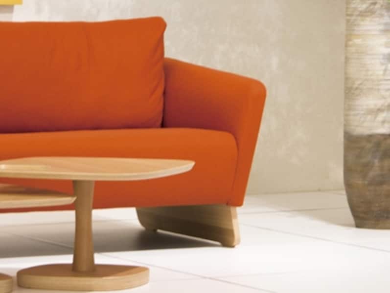 オレンジ カンディハウス ソファ 良品】CONDE HOUSE カウチソファ