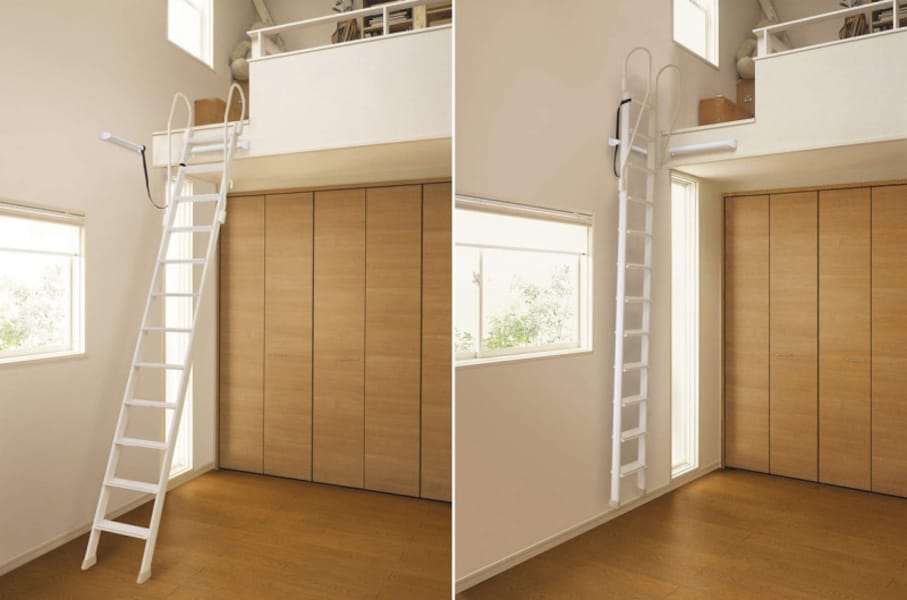 ロフトや小屋裏の可動式はしごの種類と選び方 [内装建材] All About