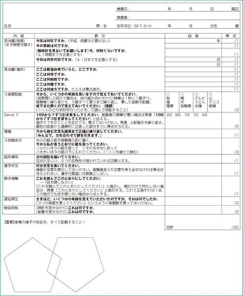 HDS-RとMMSEの使い分けや評価方法！認知機能評価とは？ [理学療法士  