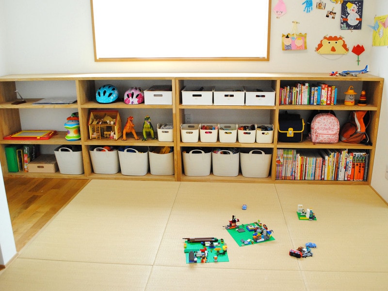 子供が片付けしやすい部屋作り おもちゃ収納のコツ こども部屋 収納 幼児室の収納 子ども部屋 収納