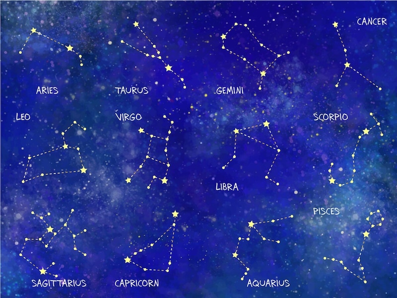 【美品】新月と牡羊座 帯あり 1-horoscope-voguejapan.jpg