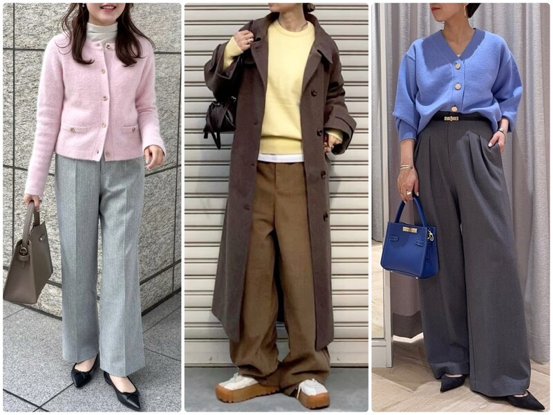 季節の先取りで簡単おしゃれ！ 春っぽい配色でつくる「40代の早春カラーコーデ」3選