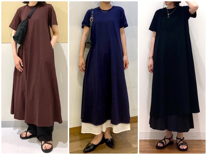 2990円の万能ワンピ！【ユニクロ】楽ちんで涼しいTシャツワンピでつくる「40代の着回し夏コーデ」3選