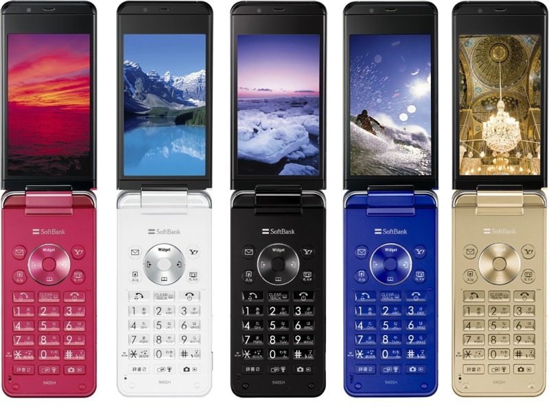 カメラが1201万画素のCCDを搭載し、超高速の100枚連写機能を持つ940SH(画像クリックで拡大)