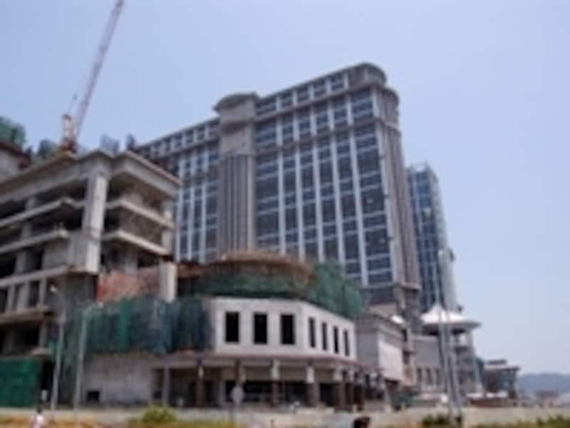 続々と豪華リゾートホテルの建設が進むコタイ地区