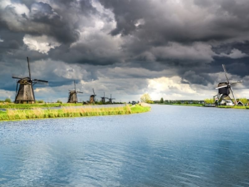 オランダの世界遺産「キンデルダイク・エルスハウトの風車群」